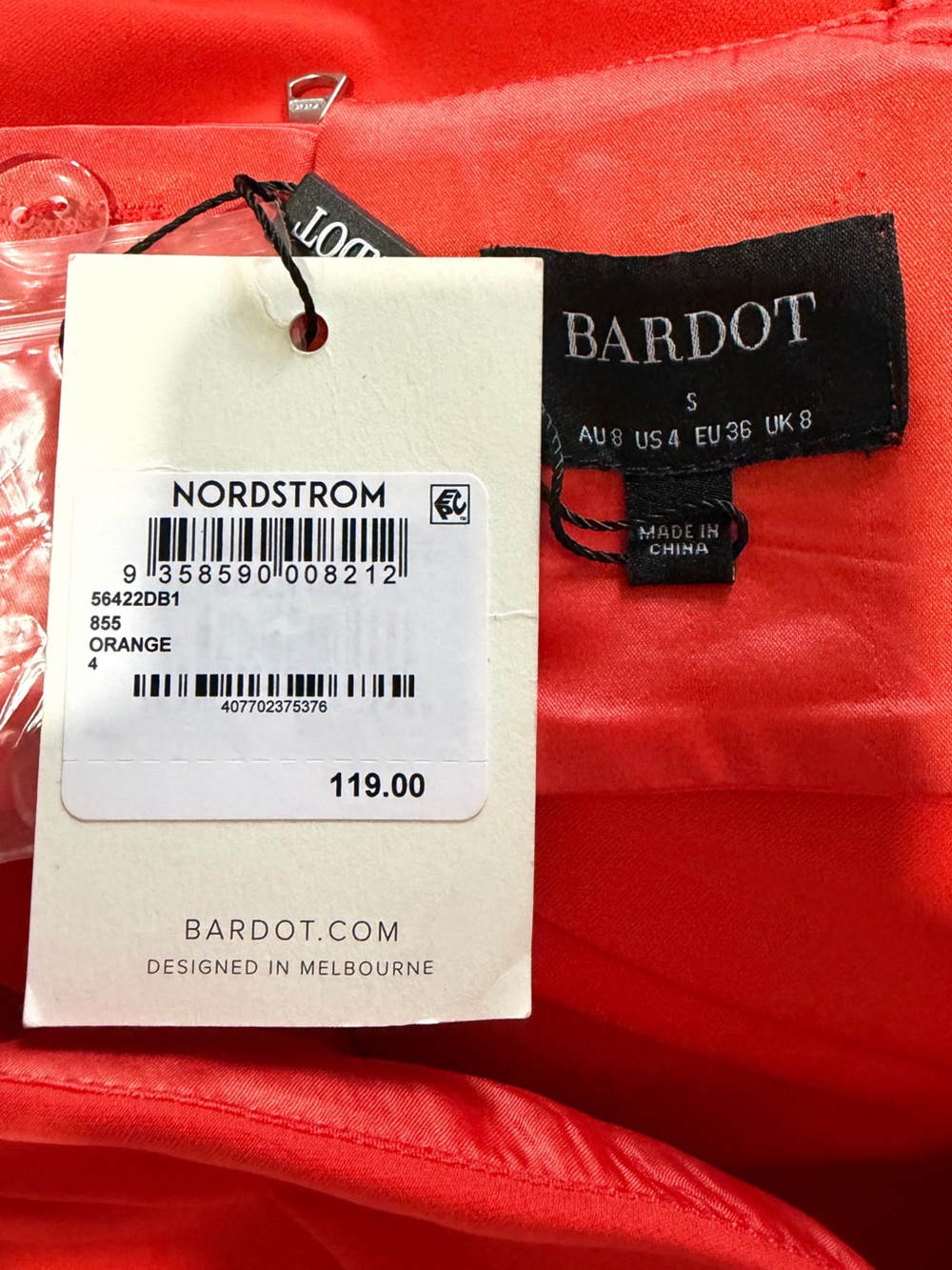Bardot Cutout Slit Midi - Picture 3 of 4